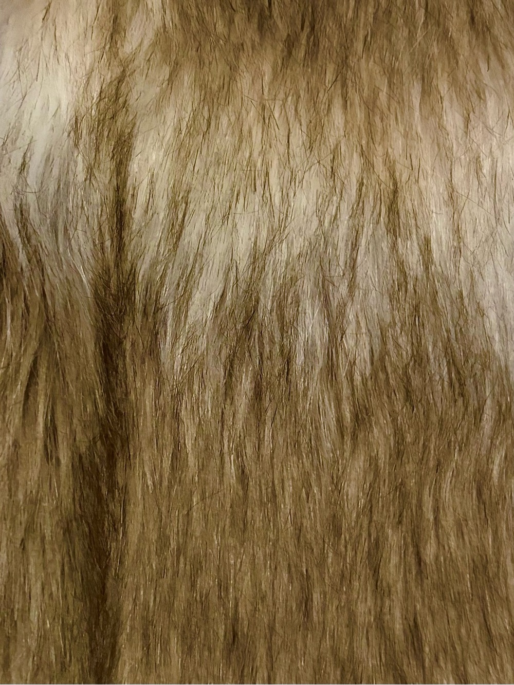 NWT Women’s Skies Are Blue Faux Fur Vest Size Medium Tan Cream - Picture 11 of 12
